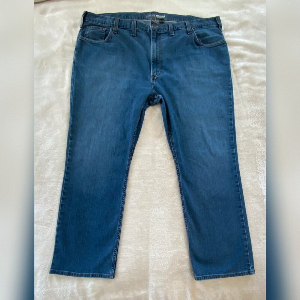 Carhartt Relaxed Fit Heavyweight Denim Jeans 46x30 – Blue